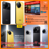 Singapore Poco f7 ultra n pro warranty new set