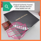 Sealed titanium strap Huawei watch ultimate steel new warranty set