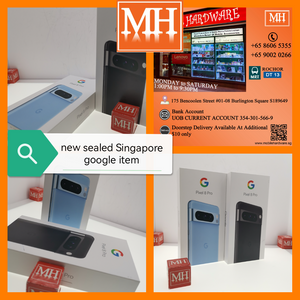 256gb Singapore official Google pixel 8 pro bay black warranty new set