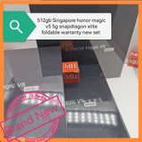 512gb Singapore honor magic v5 5g snapdragon elite foldable warranty new set
