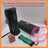 Free checking JBL flip series n all other models low power not lasting n no power up faulty