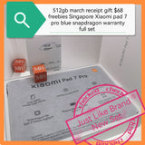 512gb new march gift $68 freebies Xiaomi pad 7 pro blue snapdragon warranty full set