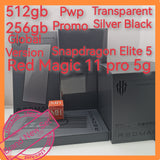 Global 512gb 256gb red magic 11 pro 5g snapdragon elite 5 pwp promo new set
