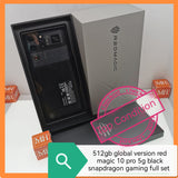 512gb global version red magic 10 pro 5g black snapdragon gaming full set