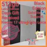 512gb 16gb satellite 🛰️ Xiaomi 17 ultra 5G by Leica edition black snapdragon gms full set