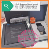 512gb Singapore Singtel receipt Vivo x fold 5 5G black optional vivo watch 3 warranty full set