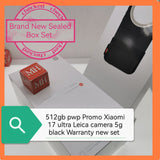 512gb pwp promo Xiaomi 17 ultra 5g Leica camera snapdragon black photography pro kit new set