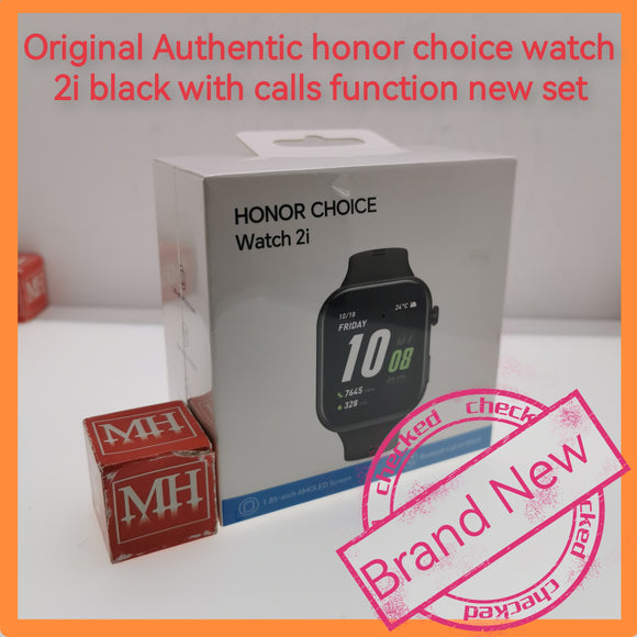 Original authentic Singapore honor watch 2i black with calls function new set