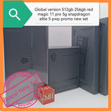 Global 512gb 256gb red magic 11 pro 5g snapdragon elite 5 pwp promo new set