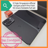 512gb Singapore official Google pixel 9 Pro Fold 5G black foldable full set