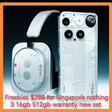 Freebies $2xx Singapore nothing phone 3 5g 512gb 16gb optional nothing headphone warranty new set