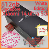 512gb Singapore Xiaomi 14 ultra 5G snapdragon Leica white set