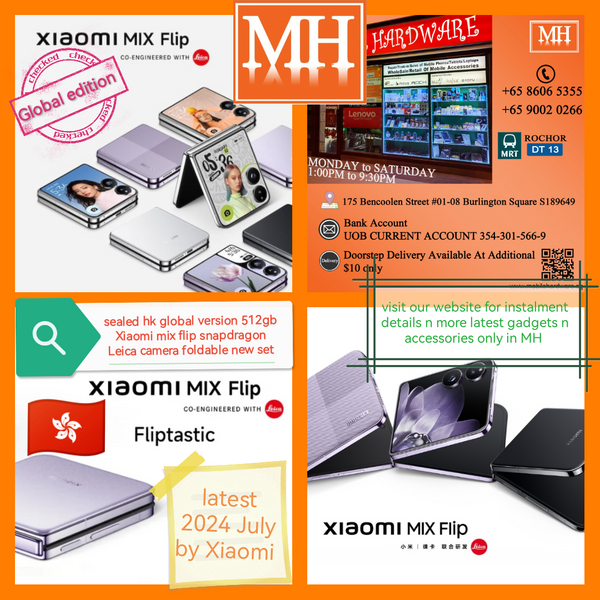 Global version official Xiaomi mix flip 512gb snapdragon Leica