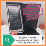 512gb in 14 cycles snapdragon Leica camera Xiaomi 15 ultra 5g white full set