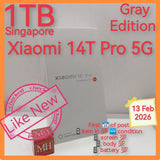 1tb Singapore Xiaomi 14T Pro 5G gray full set