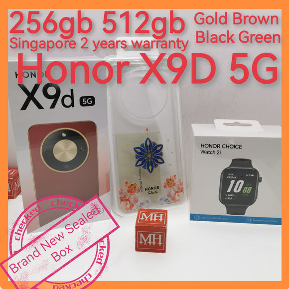 512gb 256gb 2 years warranty honor x9d 5G optional bundle promo warranty new set