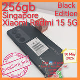 256gb Singapore Xiaomi Redmi 15 5G black set