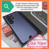 512gb official receipt+freebies Singapore Samsung Galaxy S26 Ultra 5G snapdragon purple warranty full set