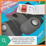 Original Authentic 2026 receipt Logitech Z407 80w home entertainment computer speaker with subwoofer n music controller black Warranty full set