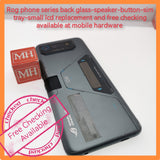 Asus rog phone all series back glass-button-speaker-sim tray-small lcd replacement and free checking available at mobile hardware