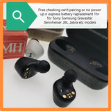 Free checking can't pairing or no power up n express battery replacement 1hr for Sennheiser momentum true wireless etc brands and models