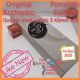 Original authentic Singapore google watch 3 45mm wifi porcelain full set