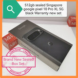 512gb Sealed Singapore google pixel 10 Pro XL 5G black Warranty new set