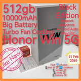512gb 10000mAh big battery honor win 5g black support Playstore new gift in full set