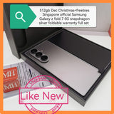 512gb Christmas+freebies Singapore Samsung Galaxy z fold 7 5G snapdragon silver foldable warranty full set