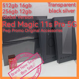 512gb 256gb global version Red Magic 11s Pro 5G snapdragon elite 5 transparent black silver sealed box set
