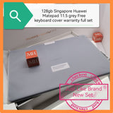 128gb Singapore Huawei Matepad 11.5 free keyboard grey warranty full set