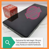 Exclusive for red magic 10s pro series tempered glass n full protection case by clasy Korea at mobile hardware