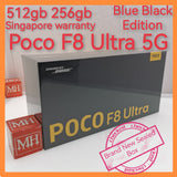 Singapore Poco F8 Ultra 5G snapdragon elite 5 512gb 256gb warranty new set