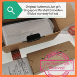 Original Authentic Jun gift Singapore Marshall Emberton lll blue warranty full set
