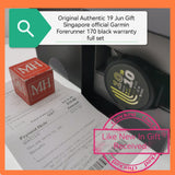 Original Authentic Jun 19 gift Singapore Garmin Forerunner 170 black warranty full set