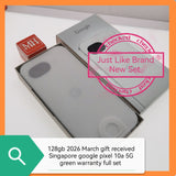 128gb March 26 gift Singapore google pixel 10a 5G green warranty full set