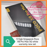512gb sealed Singapore official Poco x8 pro max 5G white warranty new set