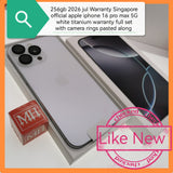 256gb jul Warranty Singapore official apple iphone 16 pro max 5G white titanium warranty full set