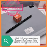 512gb 13.2" big screen Singapore OnePlus pad 3 blue optional pwp promo warranty full set