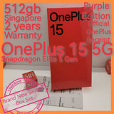 512gb 2 years Singapore official OnePlus 15 5G Snapdragon purple warranty new set