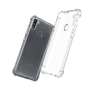 Samsung Galaxy A11 - CLASY® Ski-Thin Series 4-Corner Bumper TPU Case