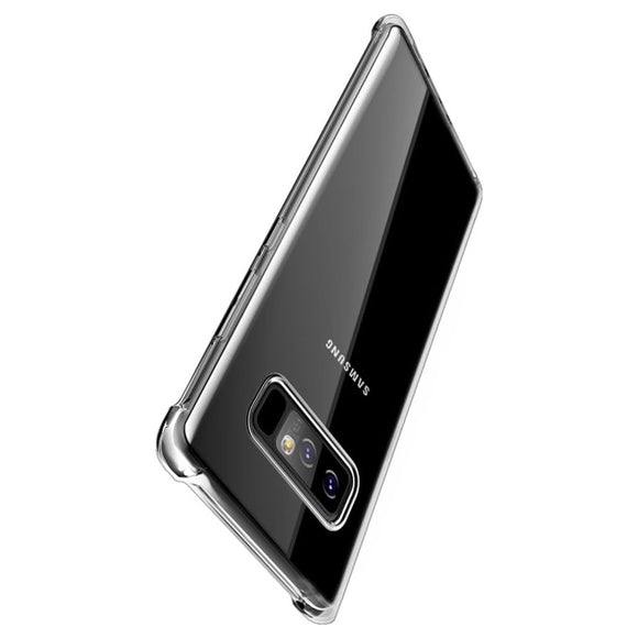 Samsung Galaxy Note 8 - CLASY® Ski-Thin Series 4-Corner Bumper TPU Case