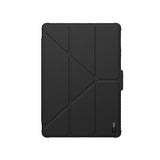 Samsung Galaxy Tab S10 FE+ - Nillkin Bumper Leather Case Pro Camera Protective Multi Angle Standing Stylus Holder Rugged Case