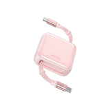 Wekome USB Cable - Ultra-Compact 240W Retractable Fast Charging Data Cable (USB-C to Type-C) 100cm WDC-22