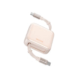 Wekome USB Cable - Ultra-Compact 240W Retractable Fast Charging Data Cable (USB-C to Type-C) 100cm WDC-22