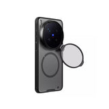 Vivo X300 Ultra - Nillkin Camshield Prop Clear Version Case Magnetic Kickstand Transparent Lens Cover Camera Protect