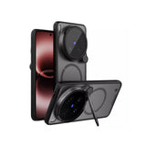 Vivo X300 Ultra - Nillkin Camshield Prop Clear Version Case Magnetic Kickstand Transparent Lens Cover Camera Protect