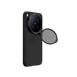 Vivo X500 Pro Max - Nillkin Camshield Prop Case Magnetic Kickstand Transparent Black Lens Cover Camera Protect