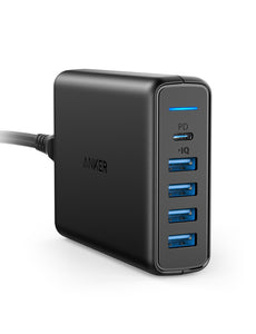 Anker PowerPort I PD with 1 PD and 4 PIQ / PowerPort Speed 5 with USB C