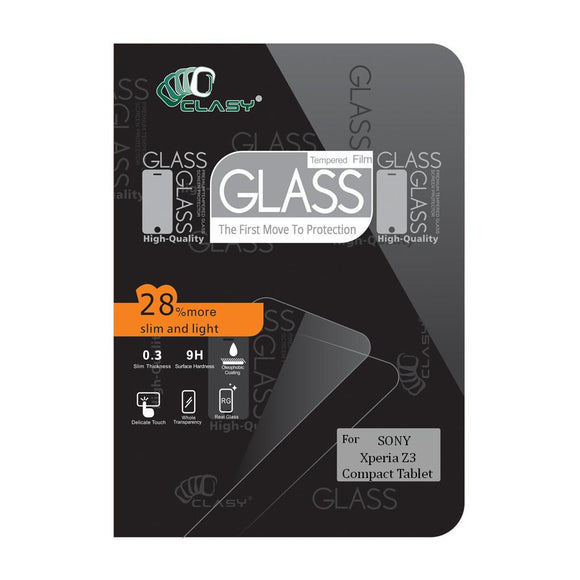 CLASY® Premium Tempered GLass - Sony Xperia Z3 Compact Tablet
